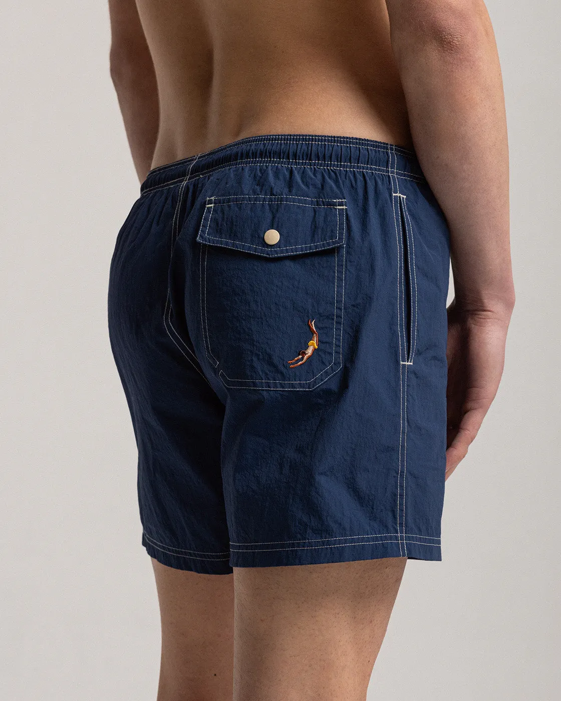 Mosso Sunwear costume boxer blu nylon riciclato