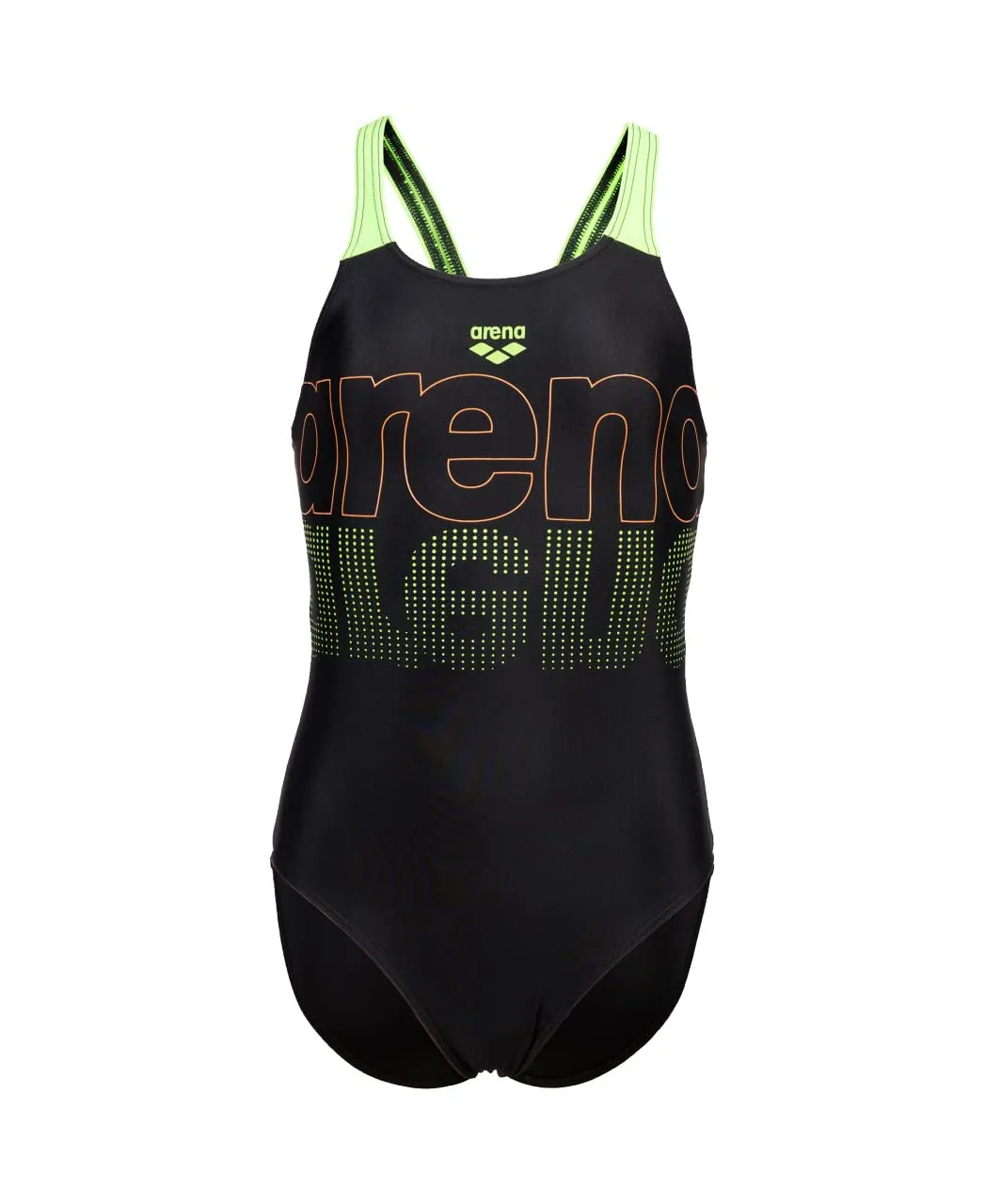 Arena V Back Graphic costume intero ragazza Black Freak Rose 8-9 anni