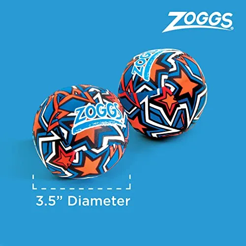 Zoggs Splash Ball set 2 palline piscina bambini neoprene