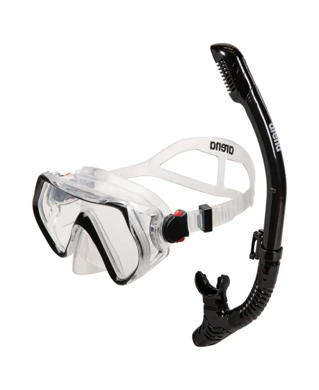 Arena Snorkel Mask Set maschera snorkeling nero