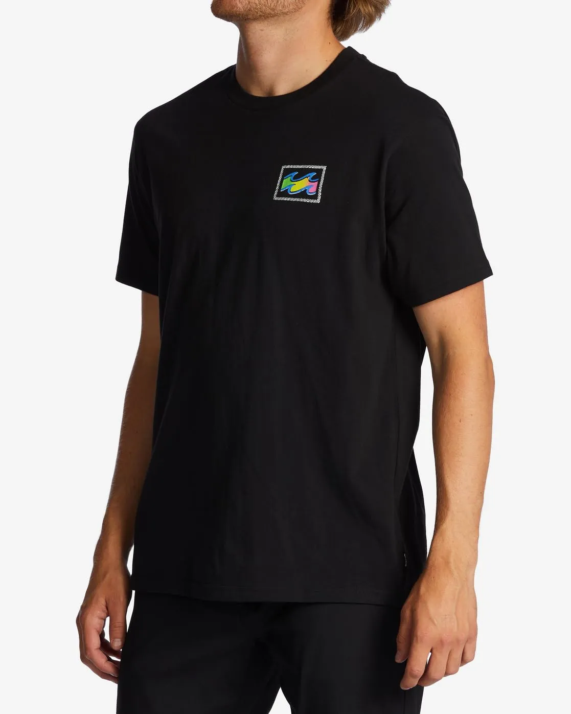 Billabong Crayon Wave SS camicia uomo nera manica corta
