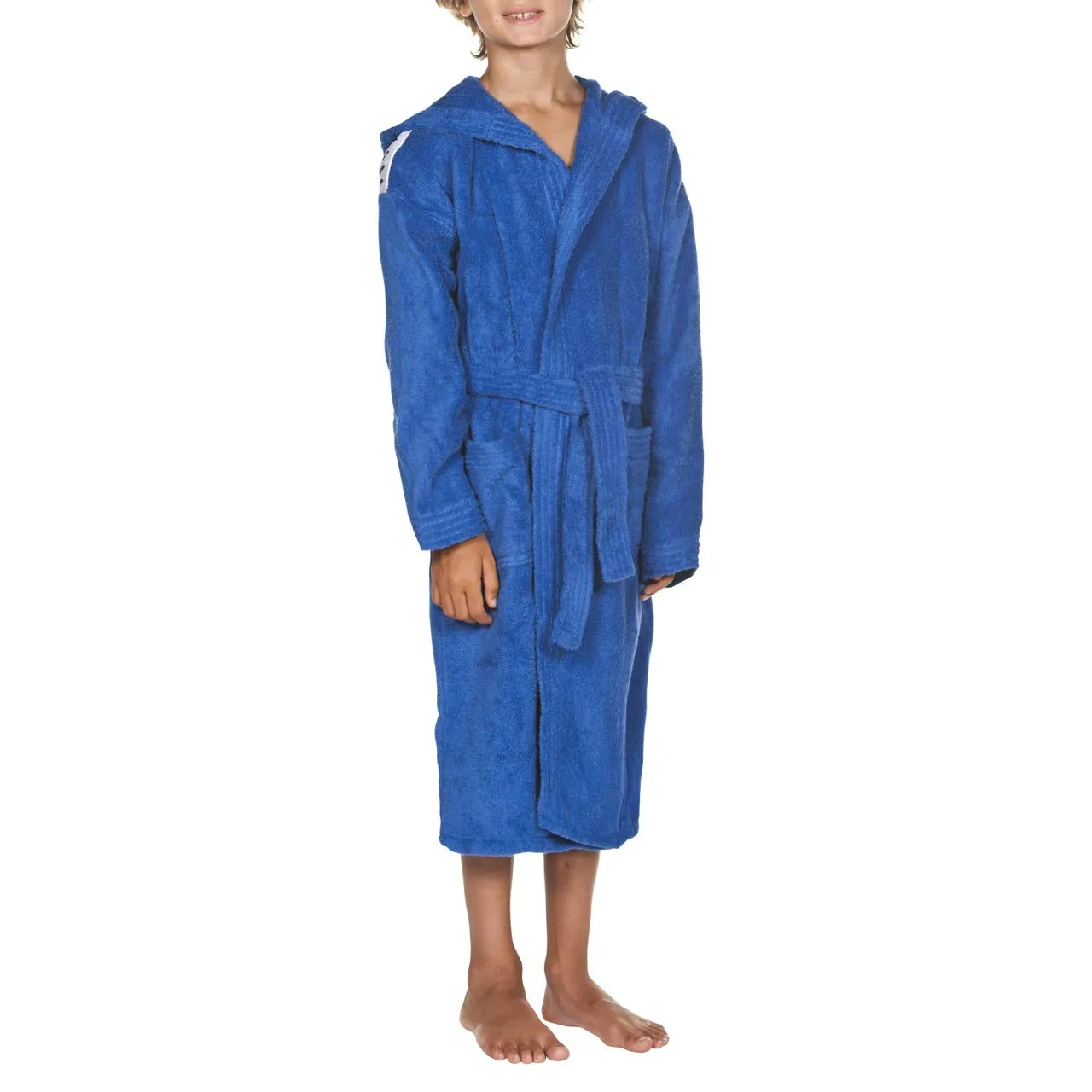 Arena Core Soft Junior accappatoio bambino blu cotone