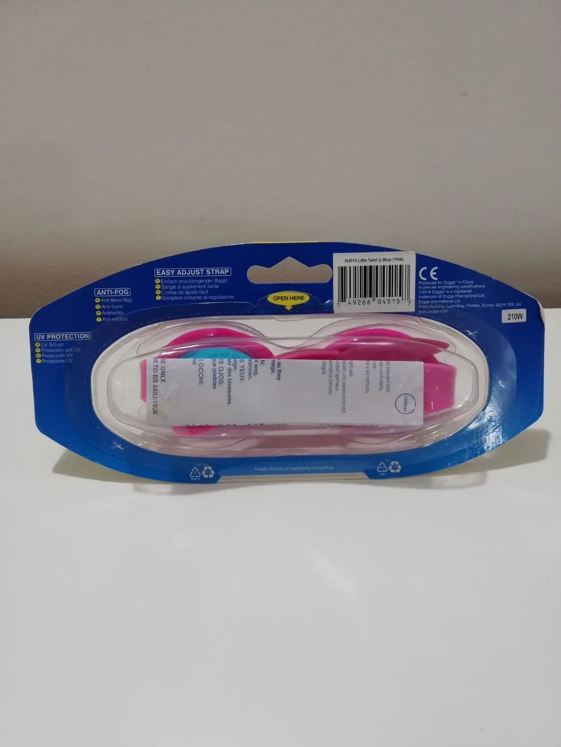 Zoggs Little Twist Occhialini Nuoto Bimbi Lenti Sfumate