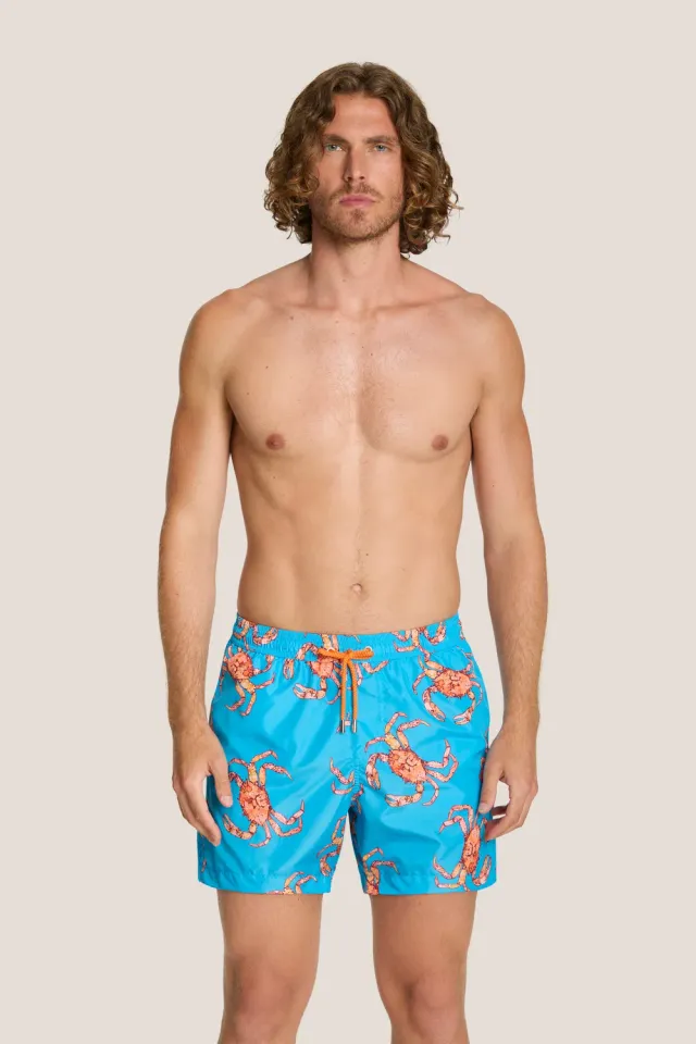 4 Giveness Crab short mare uomo blu asciugatura rapida