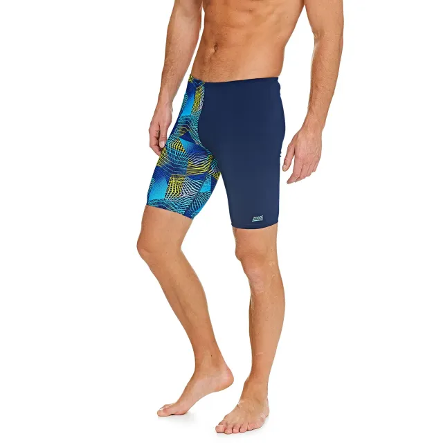 Zoggs Spiro Jammer Costume Uomo Aqualast Cloro Resistente