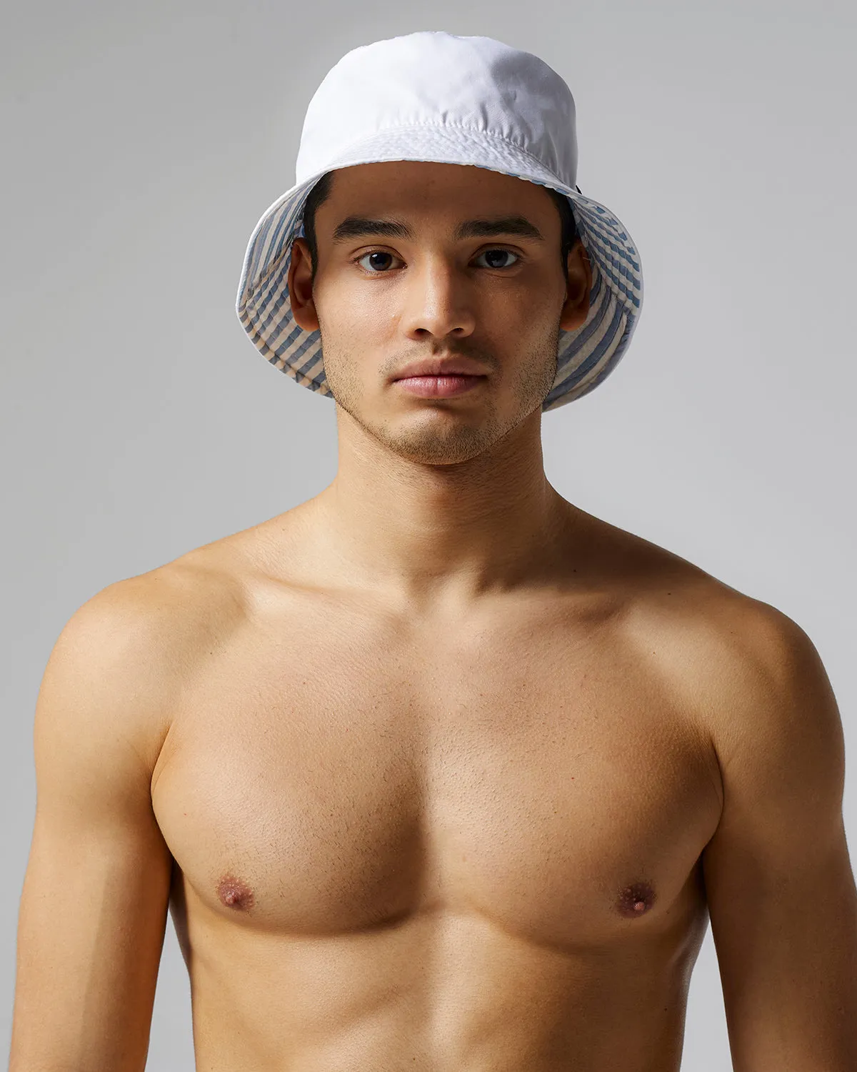 Mosso Sunwear Reversible cappello bucket bianco