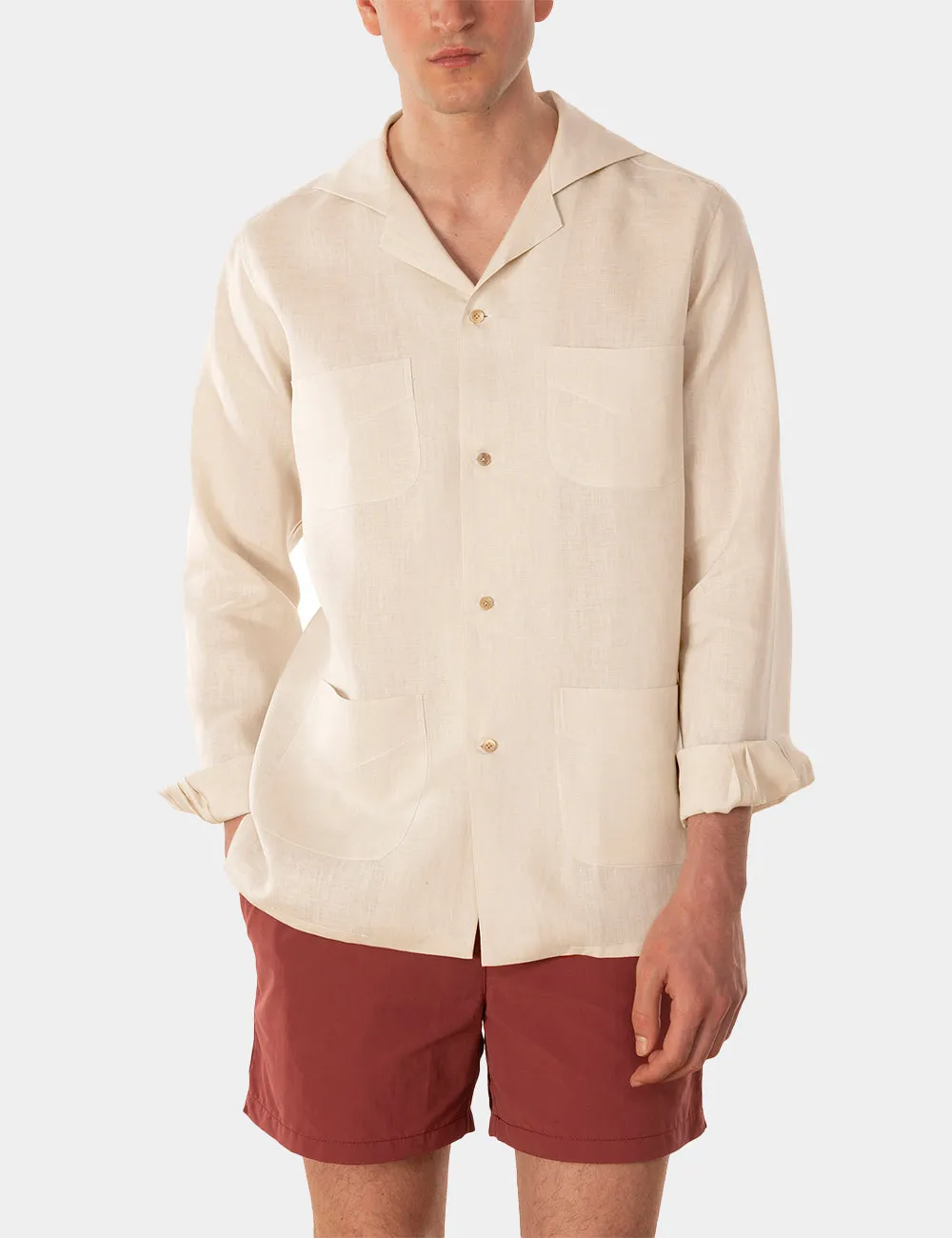 Ripa Ripa Ischia Sabbia Camicia Uomo Vintage