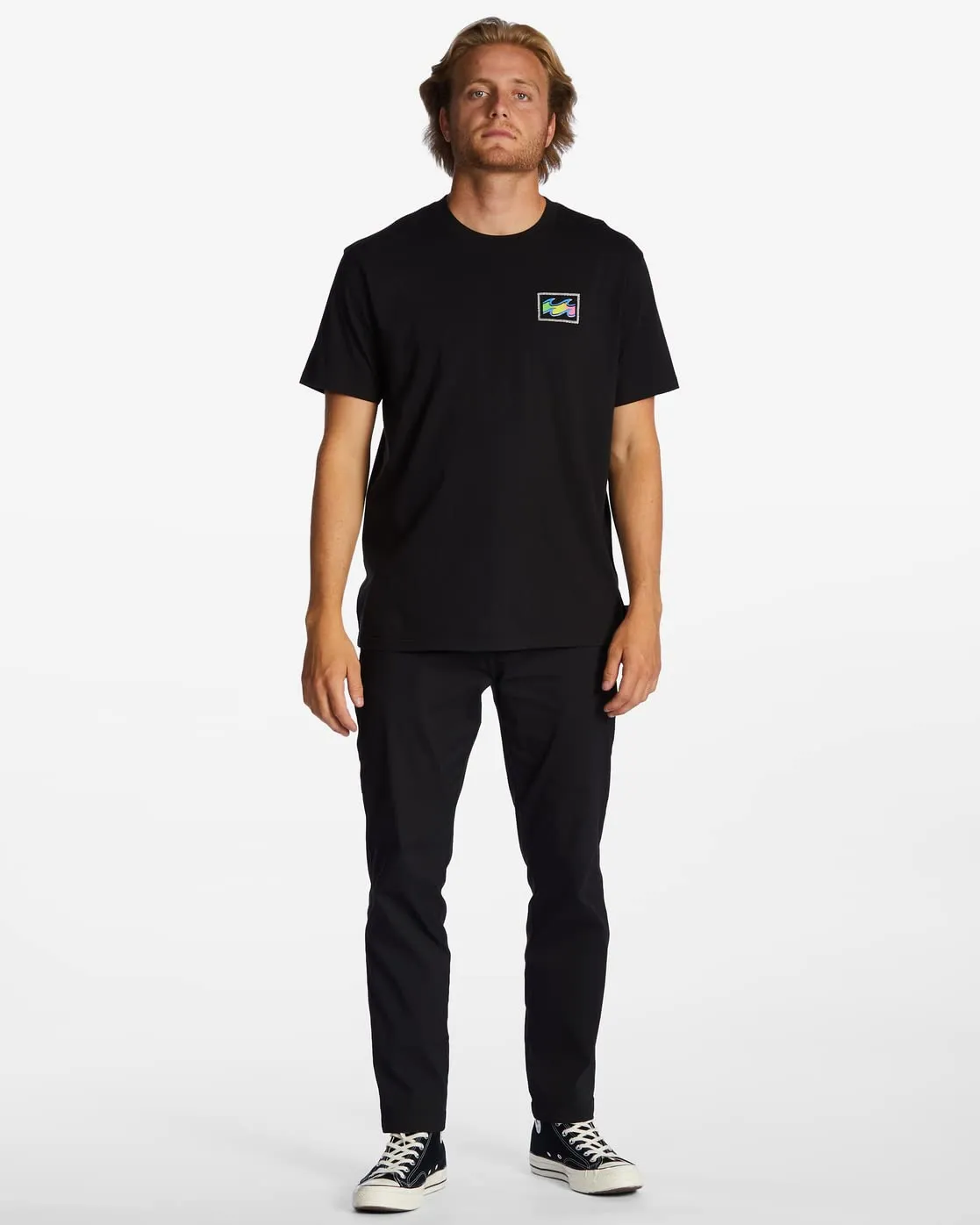 Billabong Crayon Wave SS camicia uomo nera manica corta