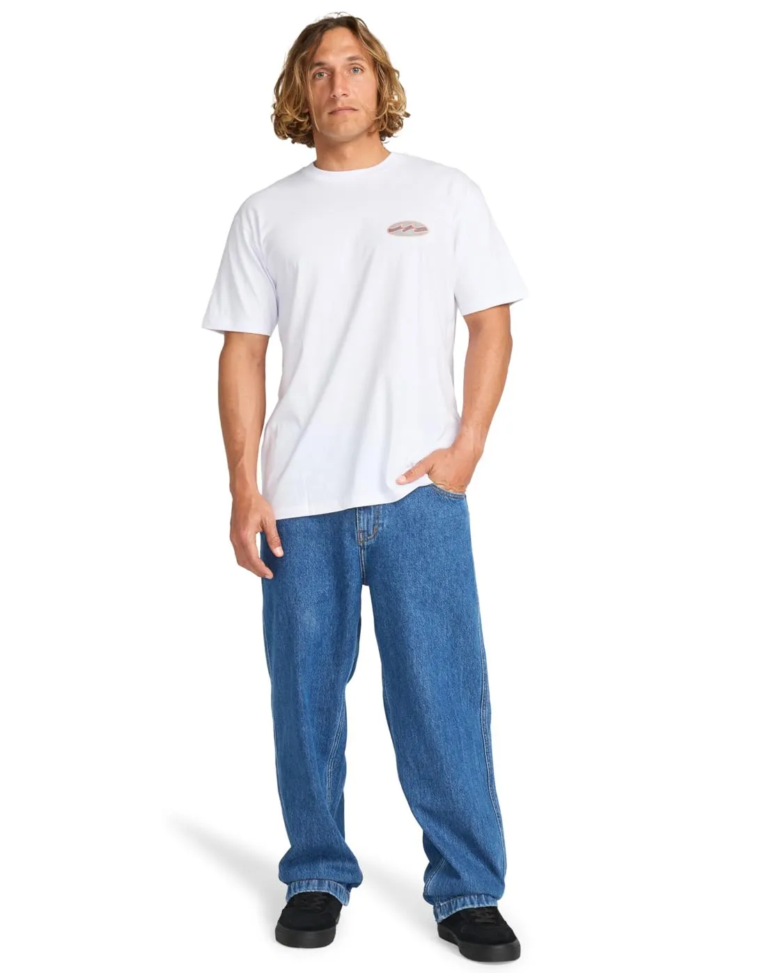 Billabong Crayon Wave t-shirt uomo bianca taglia L