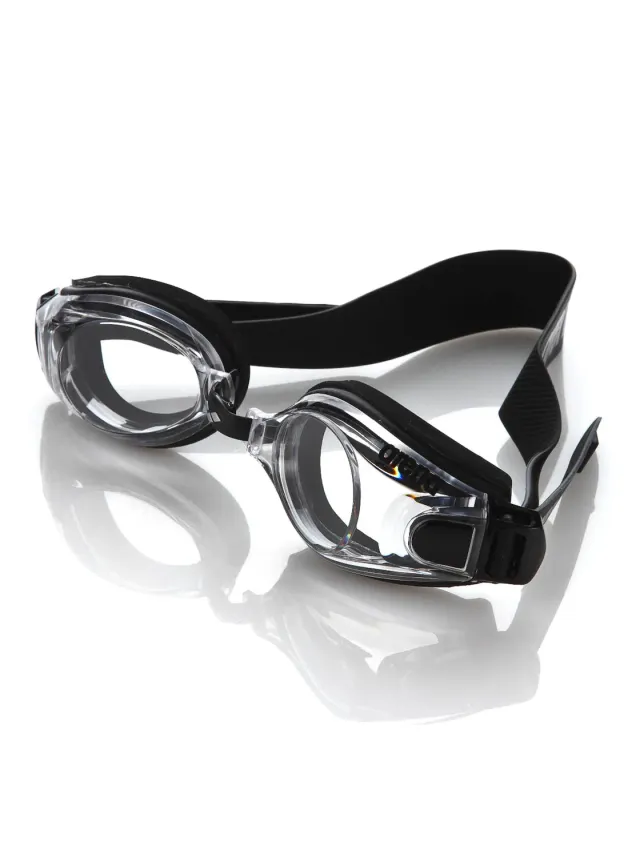 arena zoom neoprene occhialini nuoto lenti chiare nero