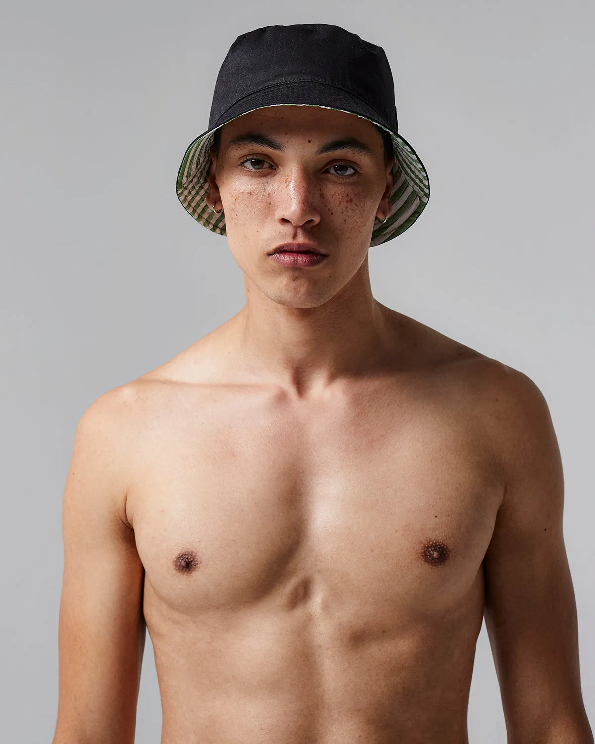 Mosso Sunwear Archive bucket hat reversibile nero