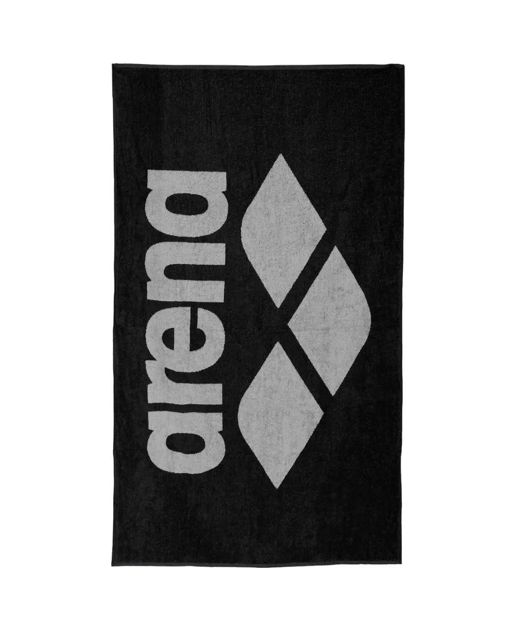 Arena Pool Soft asciugamano Black-Grey 150x90 cotone