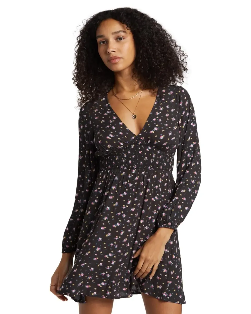 Billabong In Ur Dreams vestito donna Sabbie Nere XS viscosa