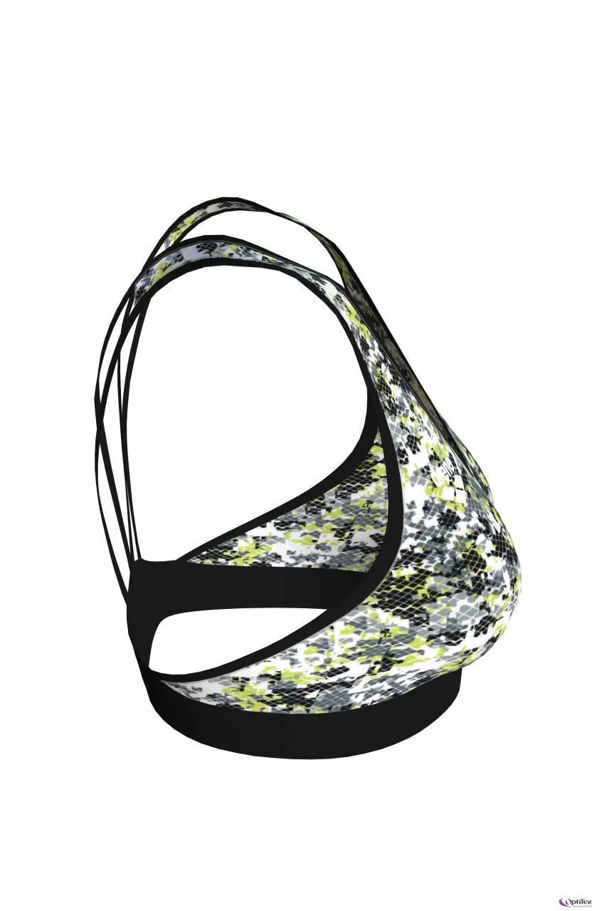 Arena Gym V-Neck reggiseno sportivo scollo a V donna