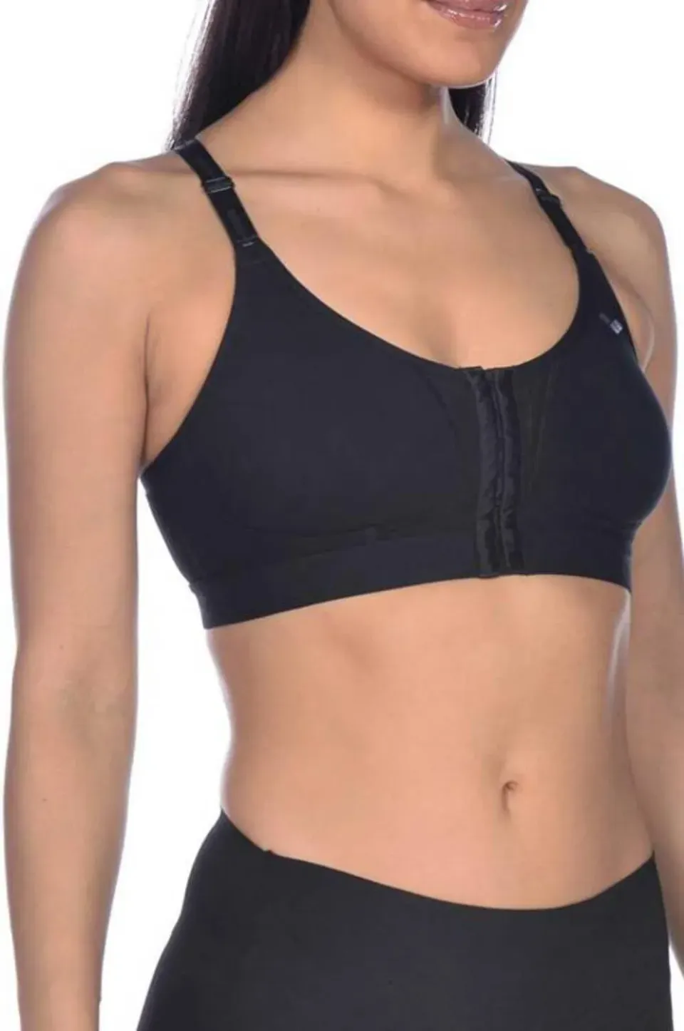 Arena Flora C-Cup reggiseno sportivo donna nero coppa C