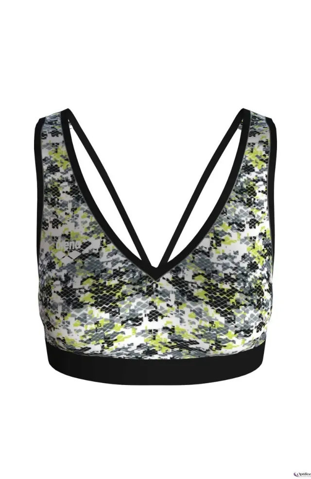 Arena Gym V-Neck reggiseno sportivo scollo a V donna