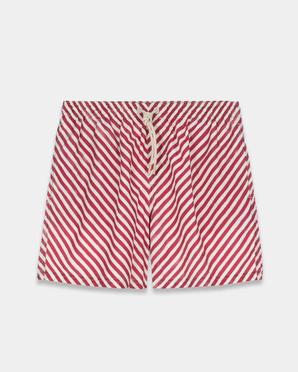 Mosso Sunwear Red Wave costumi mare rossi media lunghezza