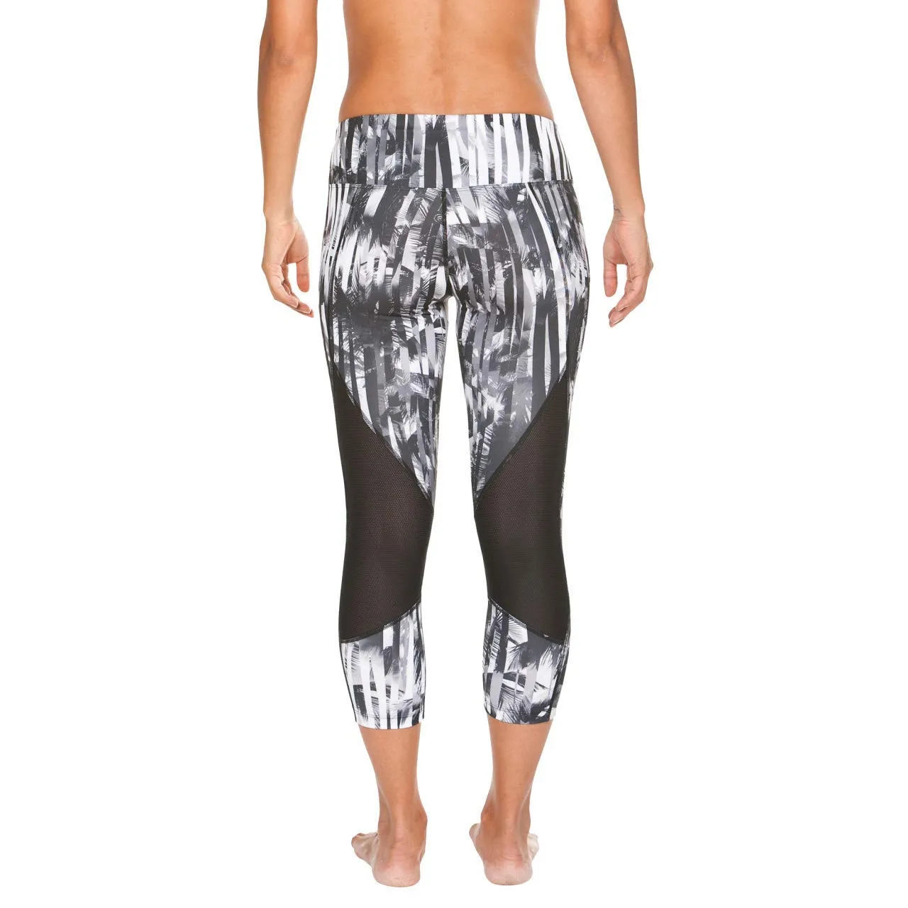 Arena Gym leggings 3/4 donna XL Riviera Black pinocchietto