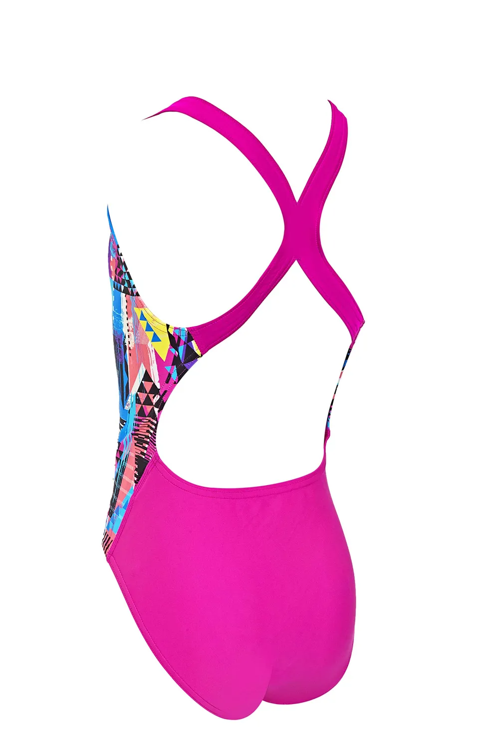 Zoggs Labrynth Flyback Costume Intero Donna 200 Ore Cloro