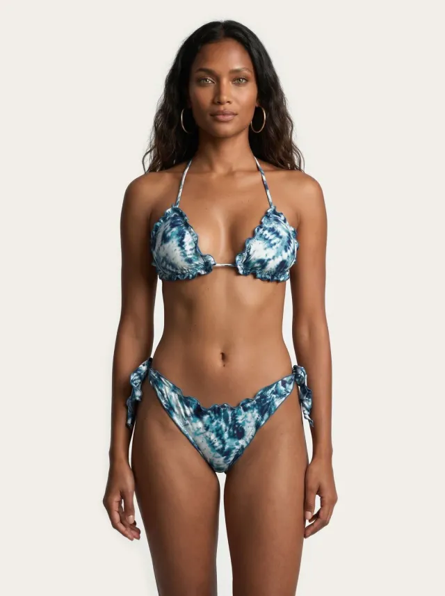 4Giveness FrouFrou Aqua Jungle bikini triangolo XS