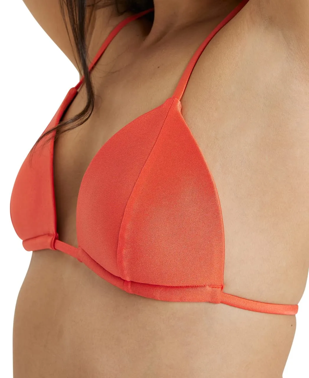 Arena Solid Bikini Triangolo Donna Coral resistente cloro