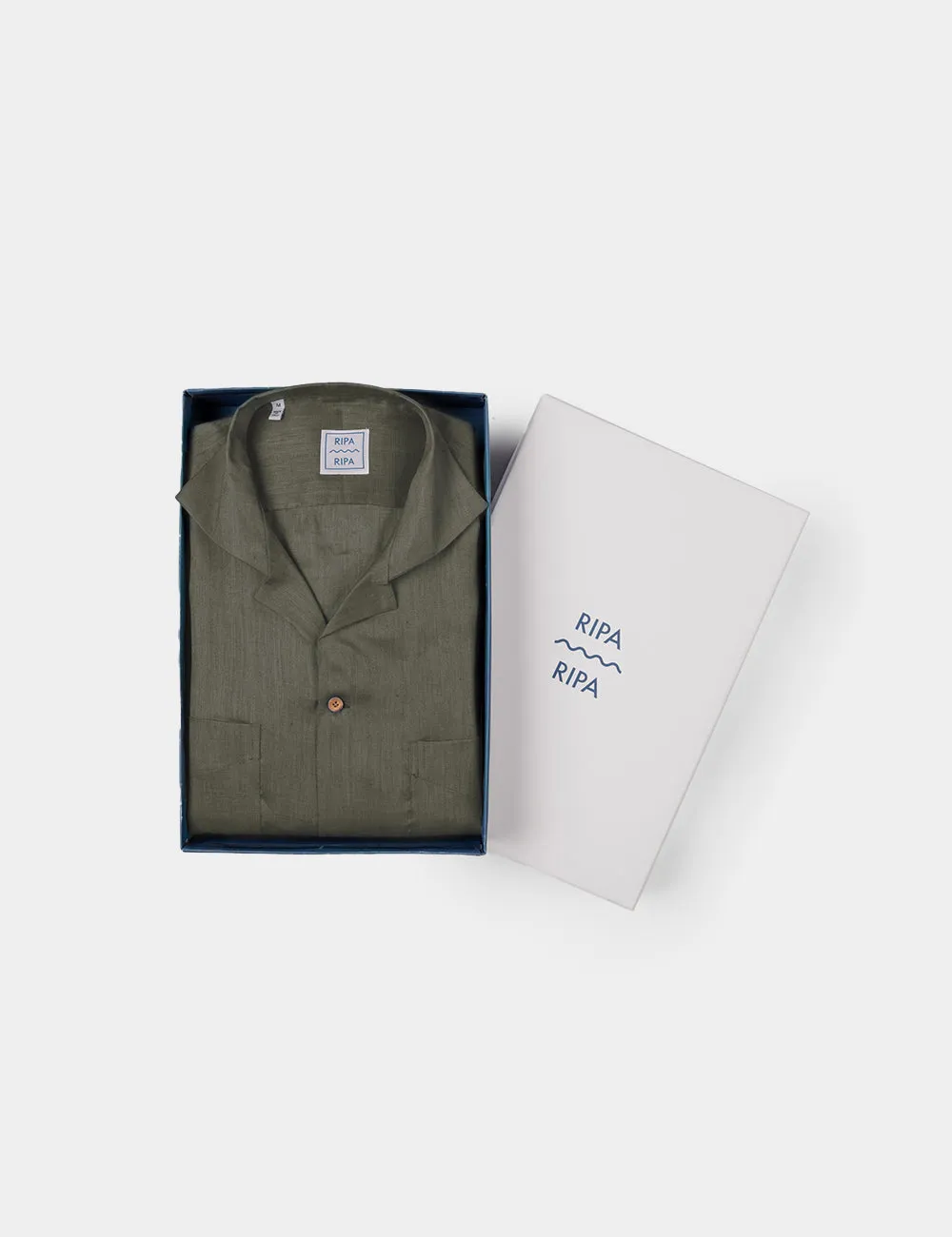 Ripa Ripa Ischia Verde camicia uomo leggera
