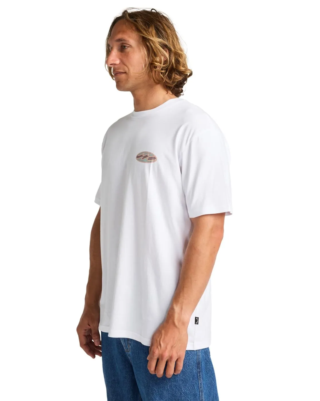 Billabong Crayon Wave t-shirt uomo bianca taglia L