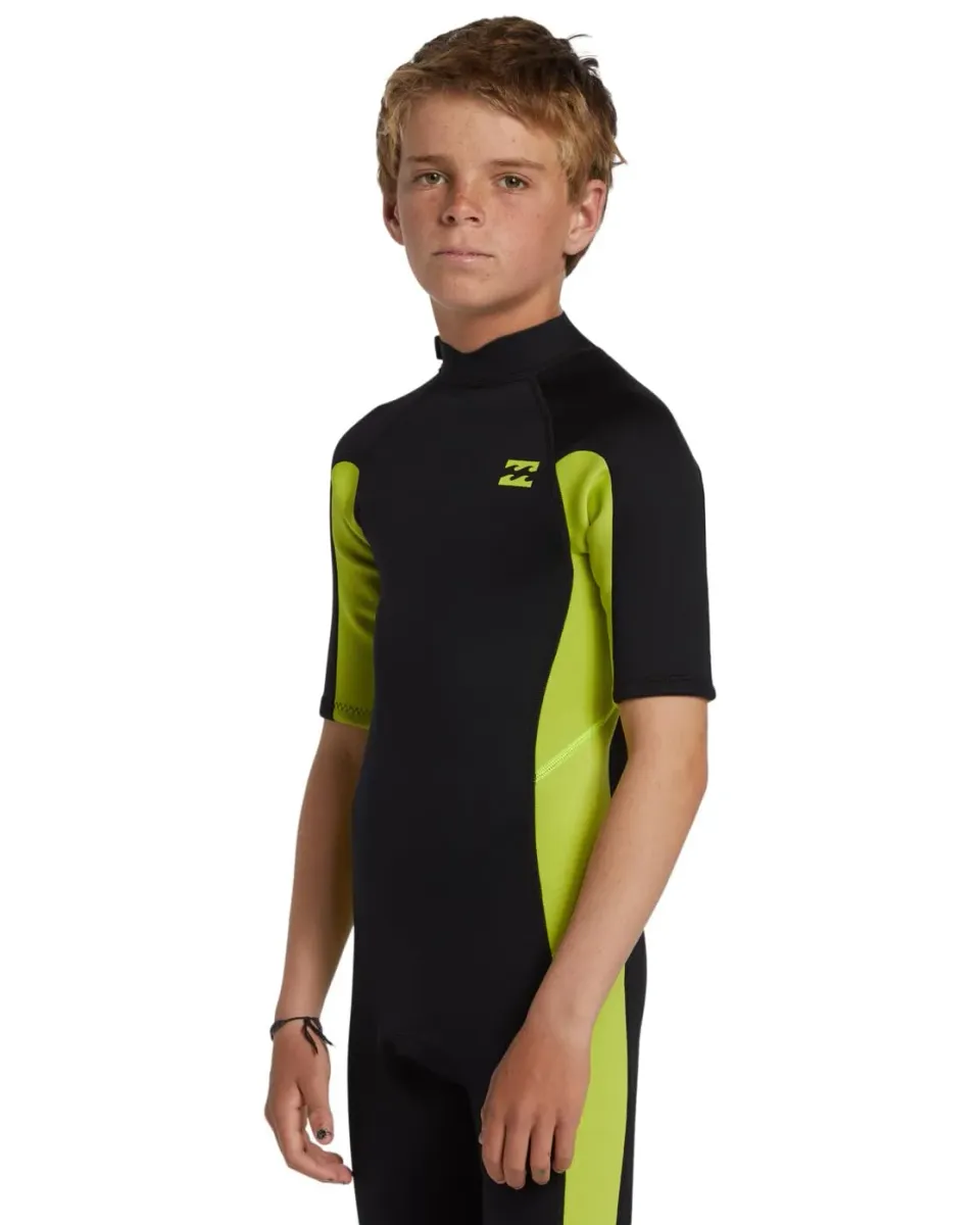 Billabong Foil 2/2 shorty surf ragazzi maniche corte