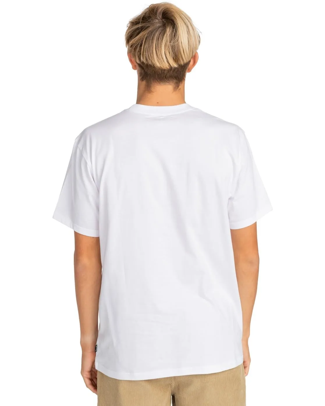 Billabong Trademark SS camicia uomo XS bianca cotone