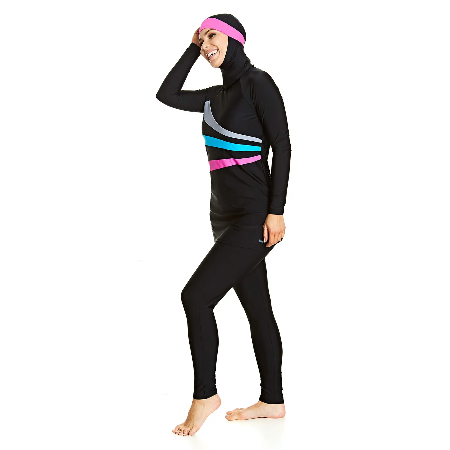 Zoggs Sandon Modesty Suit costume coprente 3 pezzi