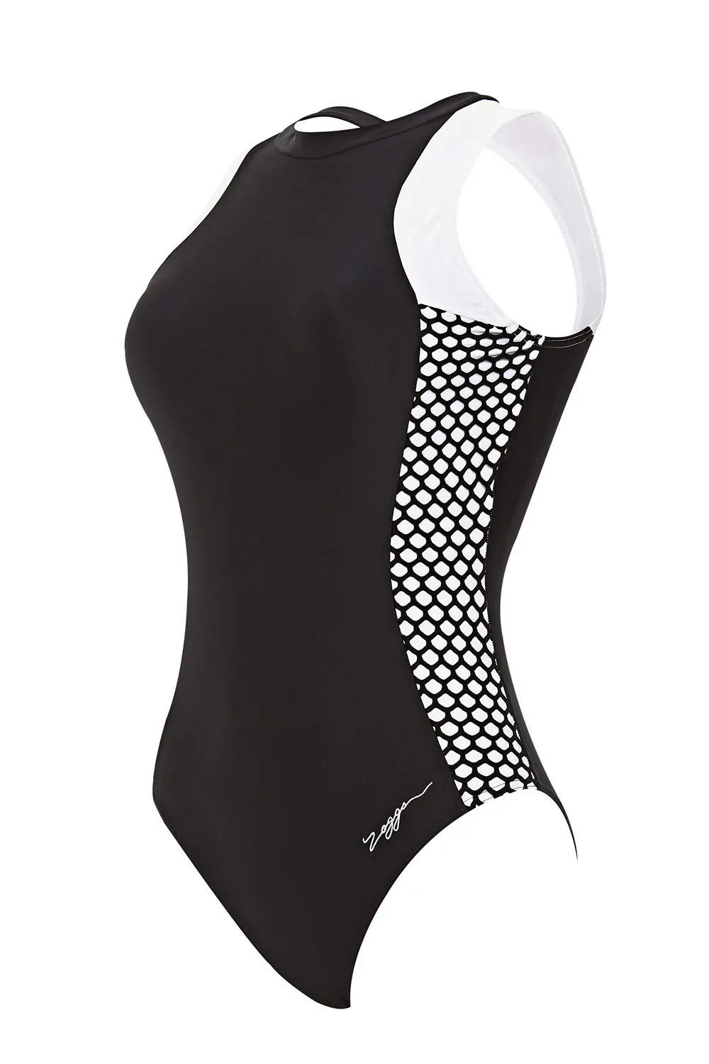 Zoggs Monochrome Clip Back costume donna taglia 40