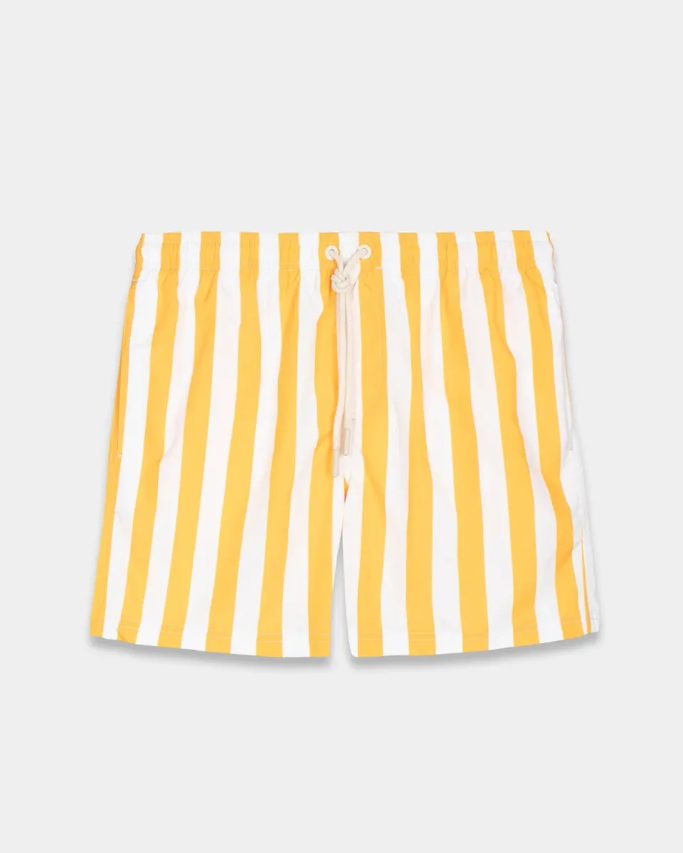 Mosso Sunwear Stripe boxer mare ocra a righe