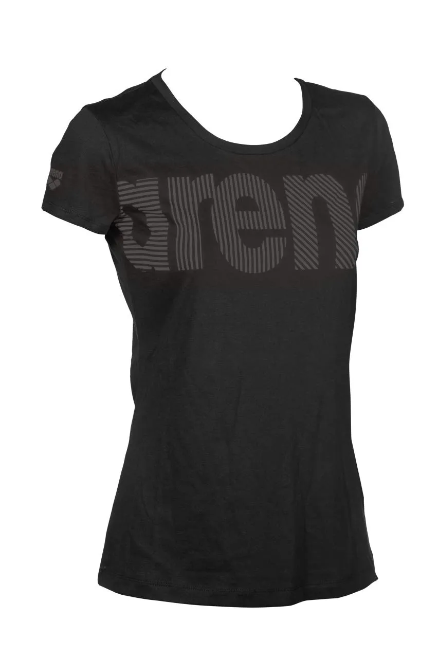 Arena Tee Logo Driven maglietta donna nera