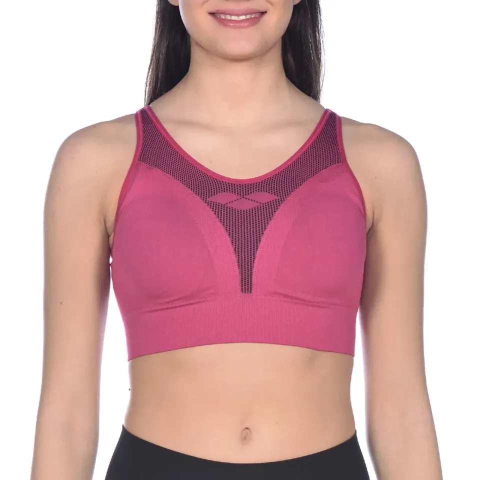 Arena Seamless top sportivo senza cuciture regolabile