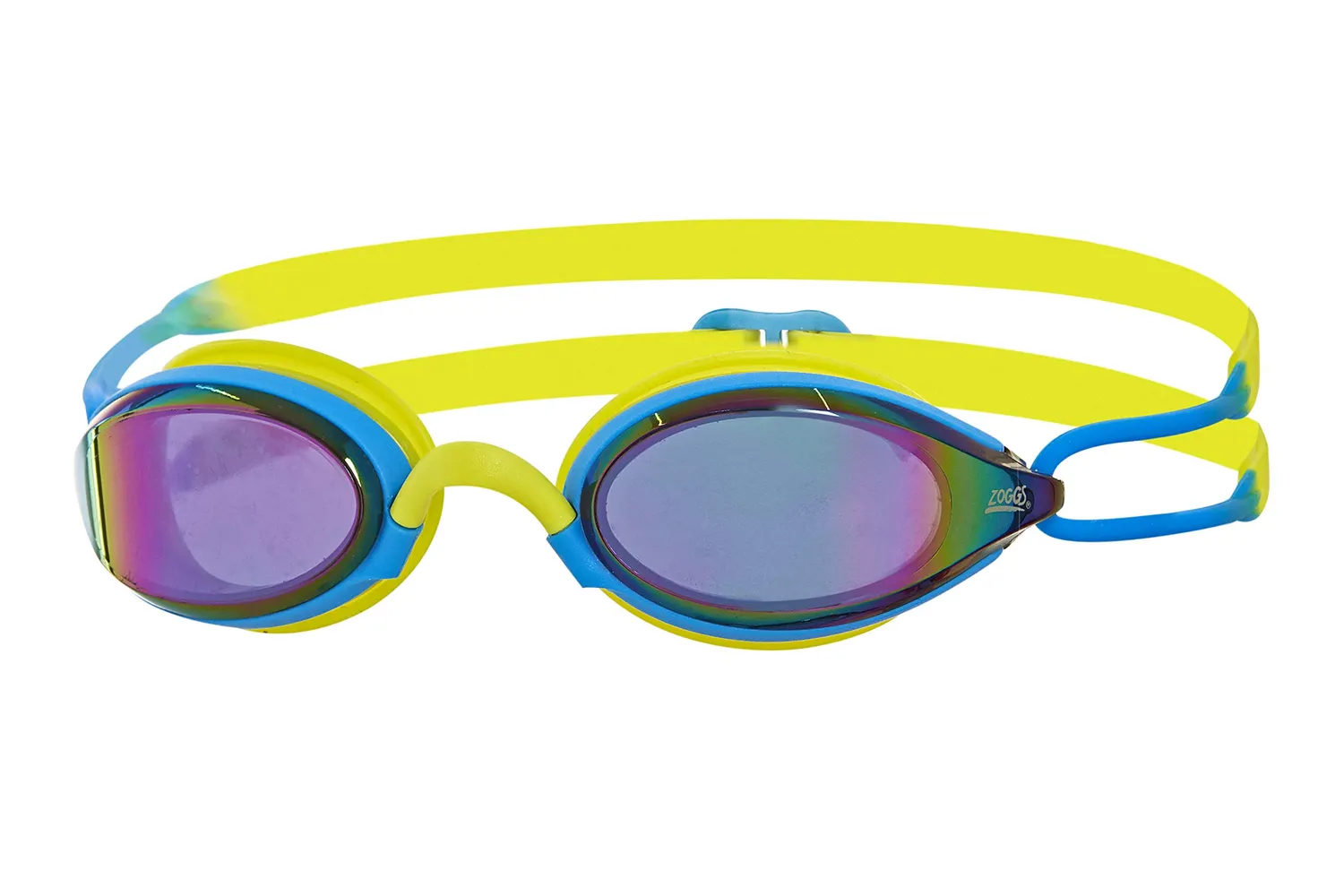 Zoggs Podium Titanium occhialini nuoto specchiati nero