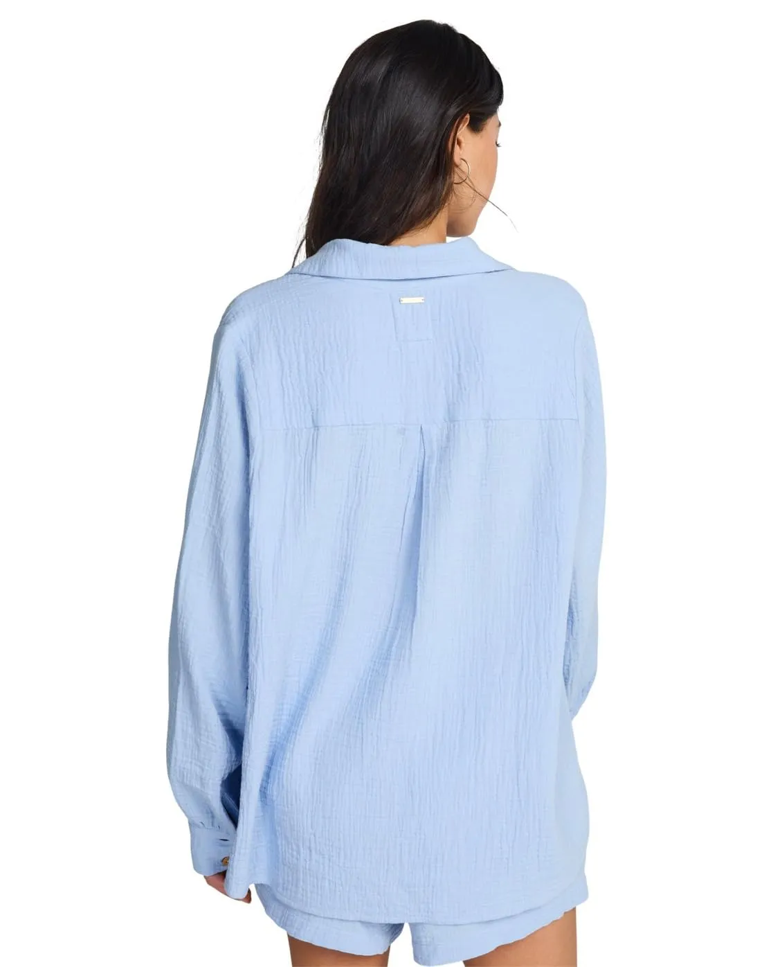 Billabong Swell Blouse Blusa Donna Garza Cristallo Salato Tasche