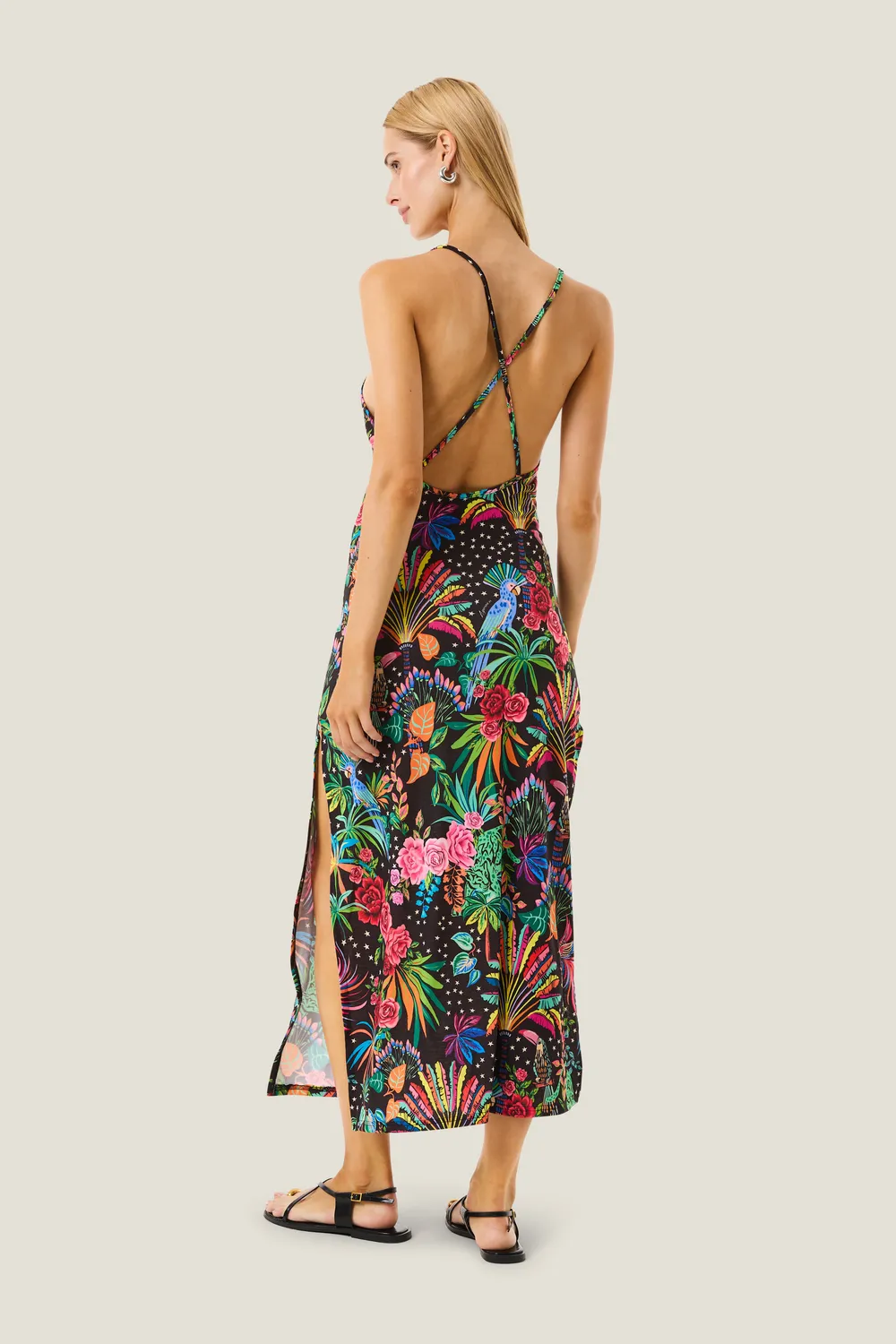 4 Giveness Maya Dream abito lungo fantasia elegante