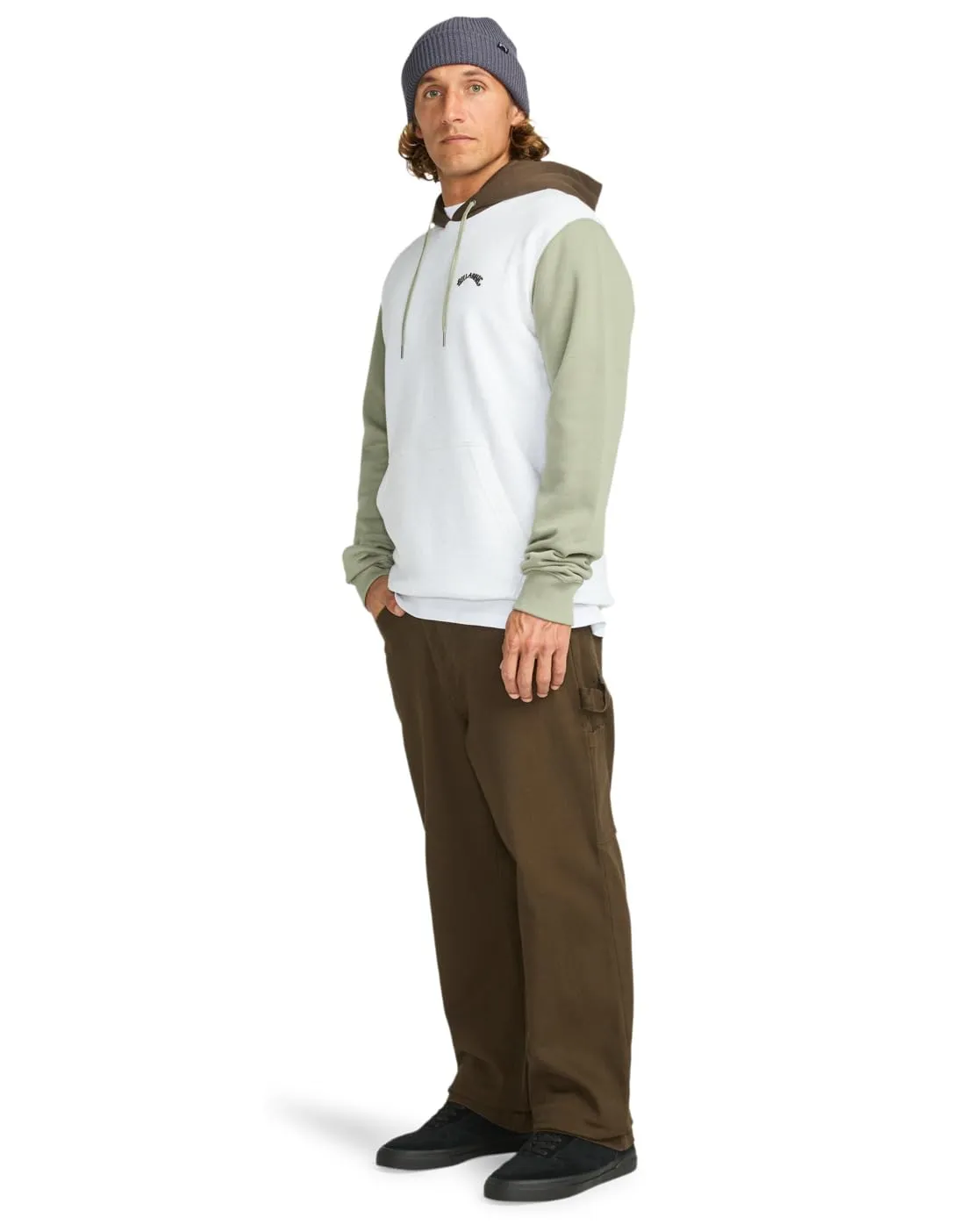 Billabong Arch Block Po felpa uomo L oatmeal