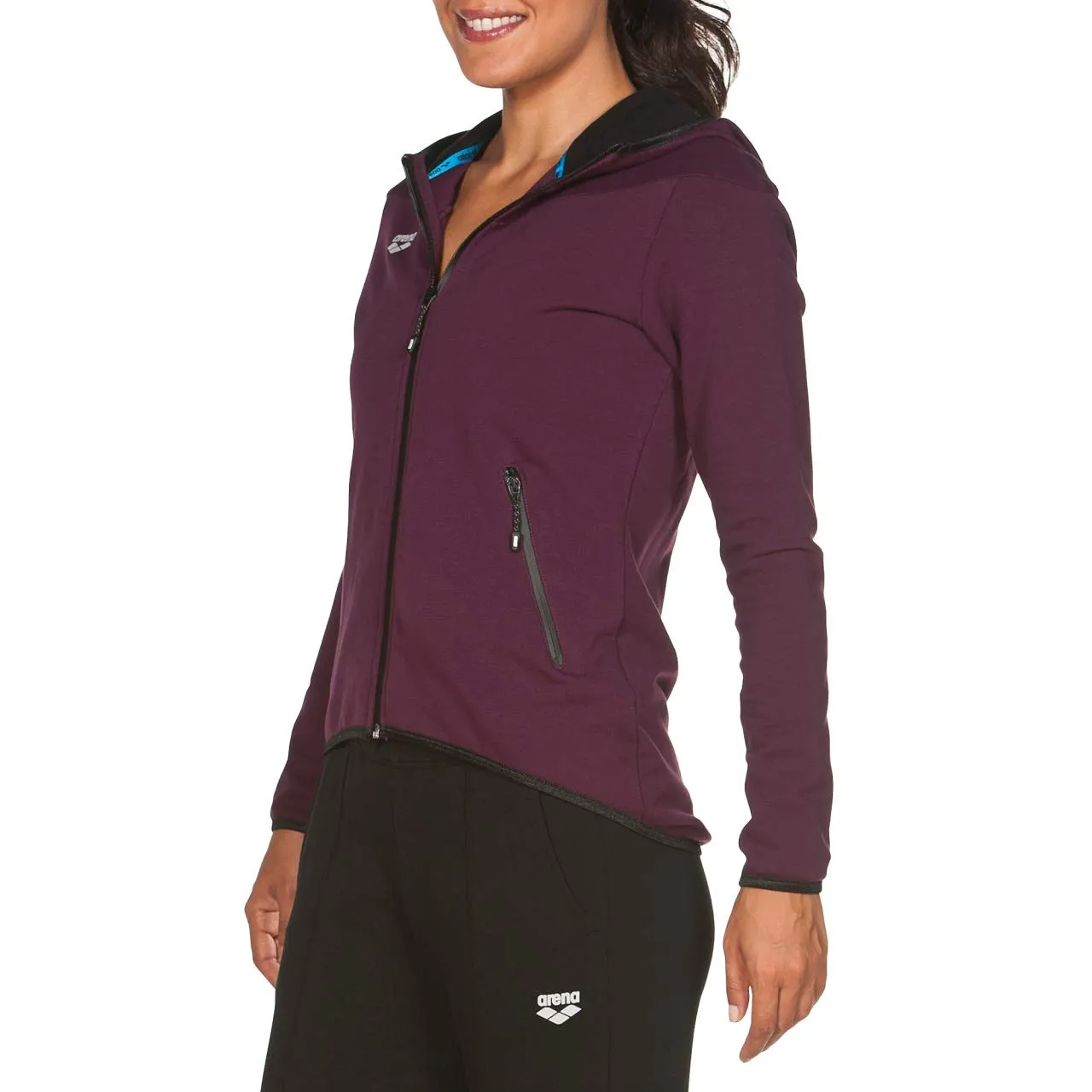 Arena W Gym Hooded giacca sport donna zip felpa leggera