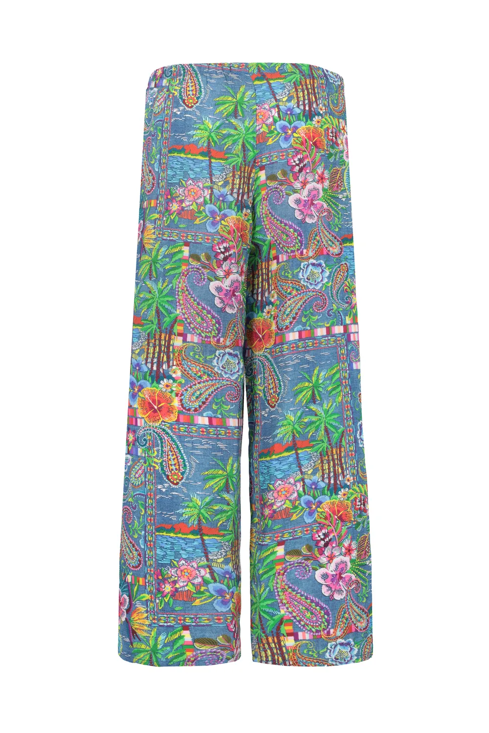 4 Giveness Mussola Pantalone Palazzo Bimba Fantasia