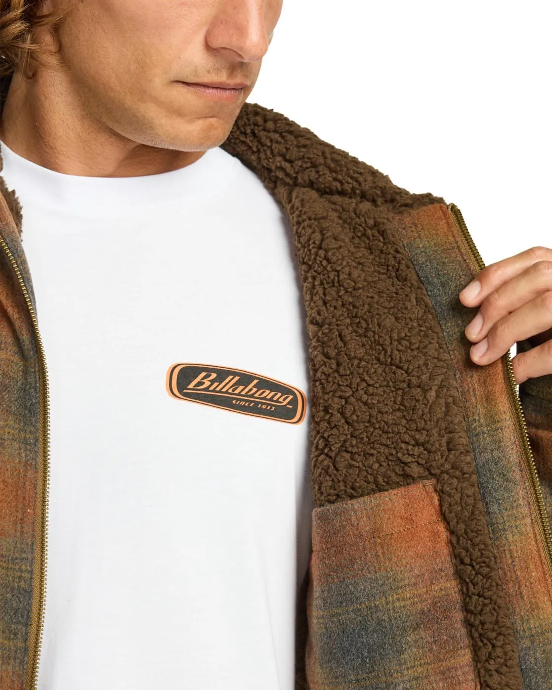 Billabong Hills Sherpa Gilet Uomo in Pile