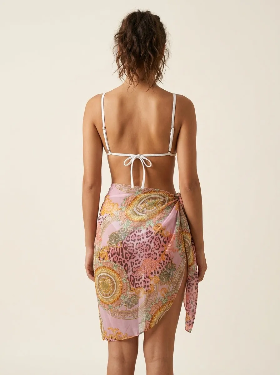 4 Giveness Pareo in Georgette pareo glitter SM leggero