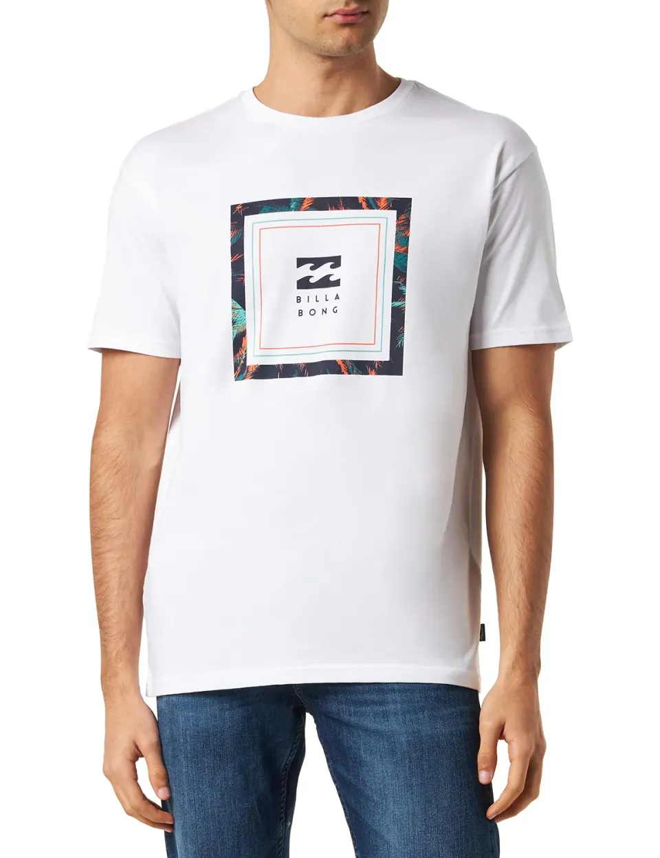 Billabong Themed SS maglietta uomo cotone nero