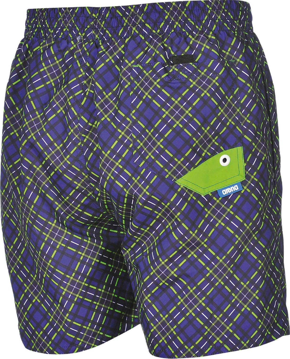 Arena Printed Check 2 Boxer Uomo 41,5 cm poliestere rapido