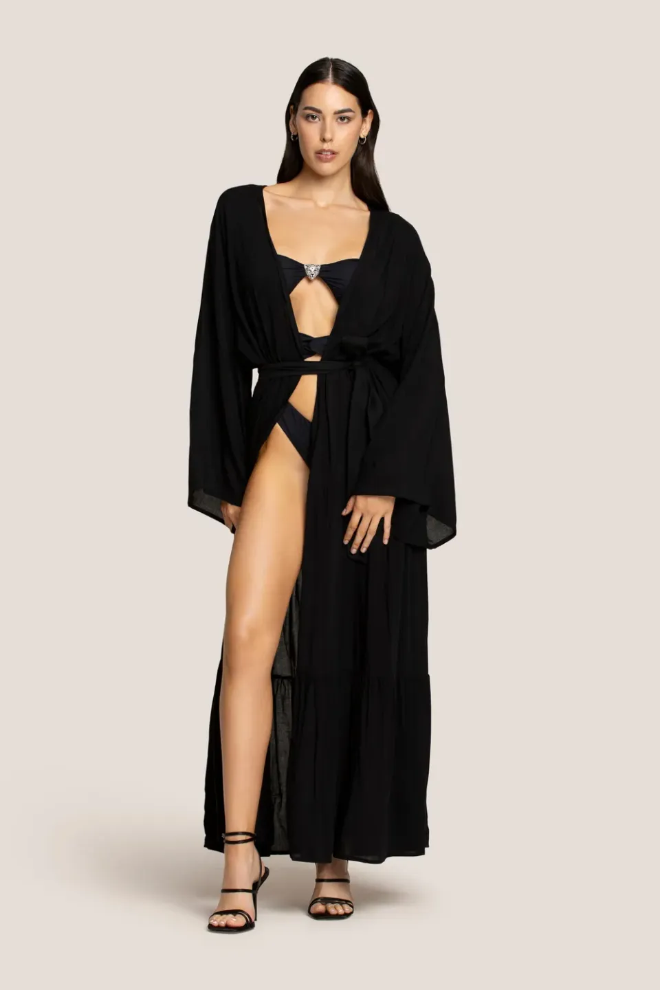 4 Giveness Jaguar Black kimono nero SM leggero