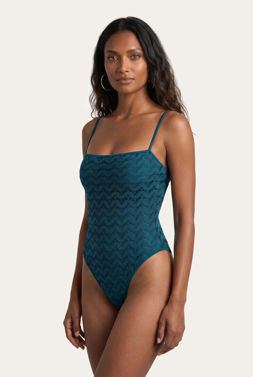 4 Giveness Olimpionico Scollo Dritto Mesh Crochet intero