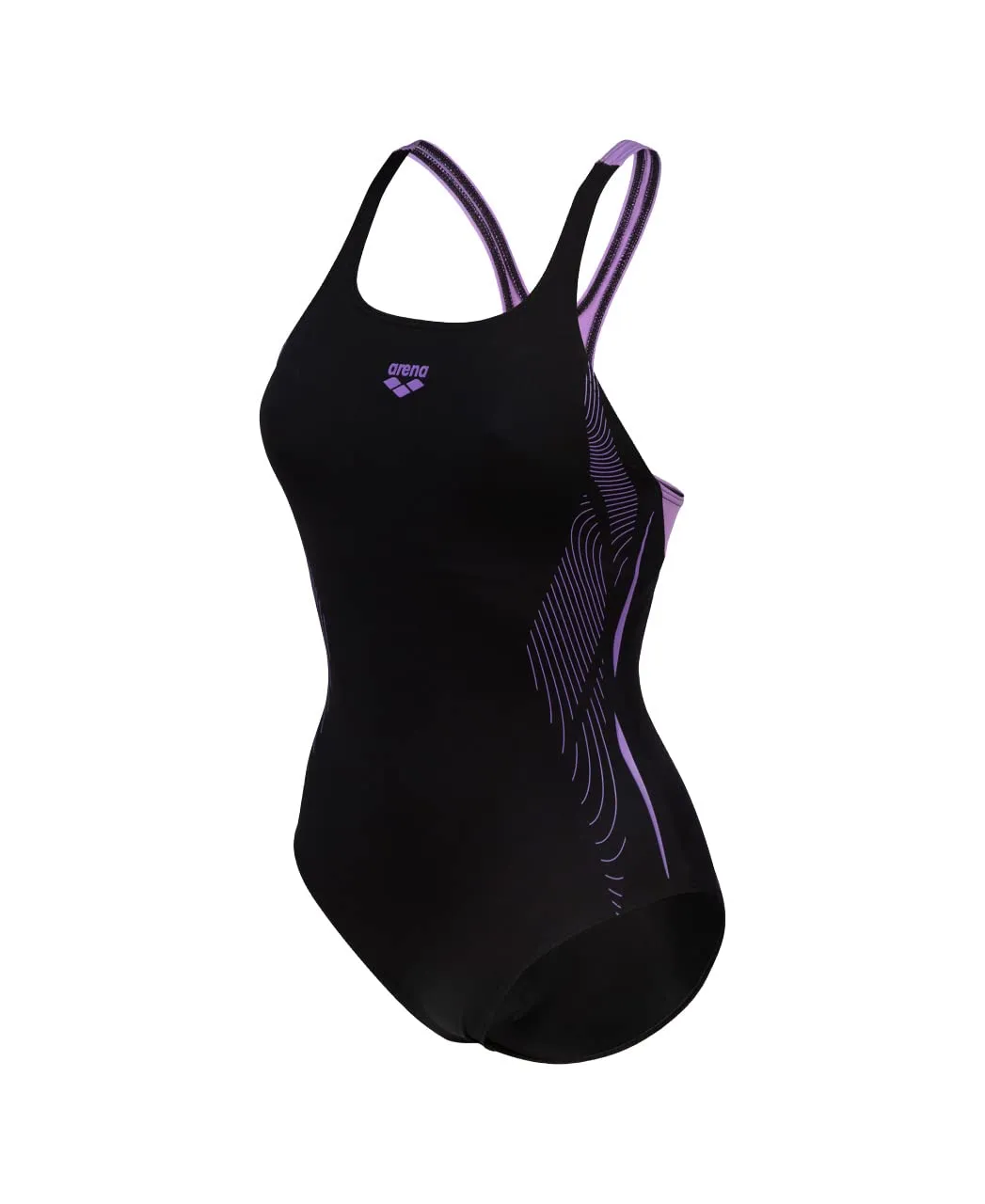 Arena Swim Pro Back Graphic LB costume intero navy-turchese cloro