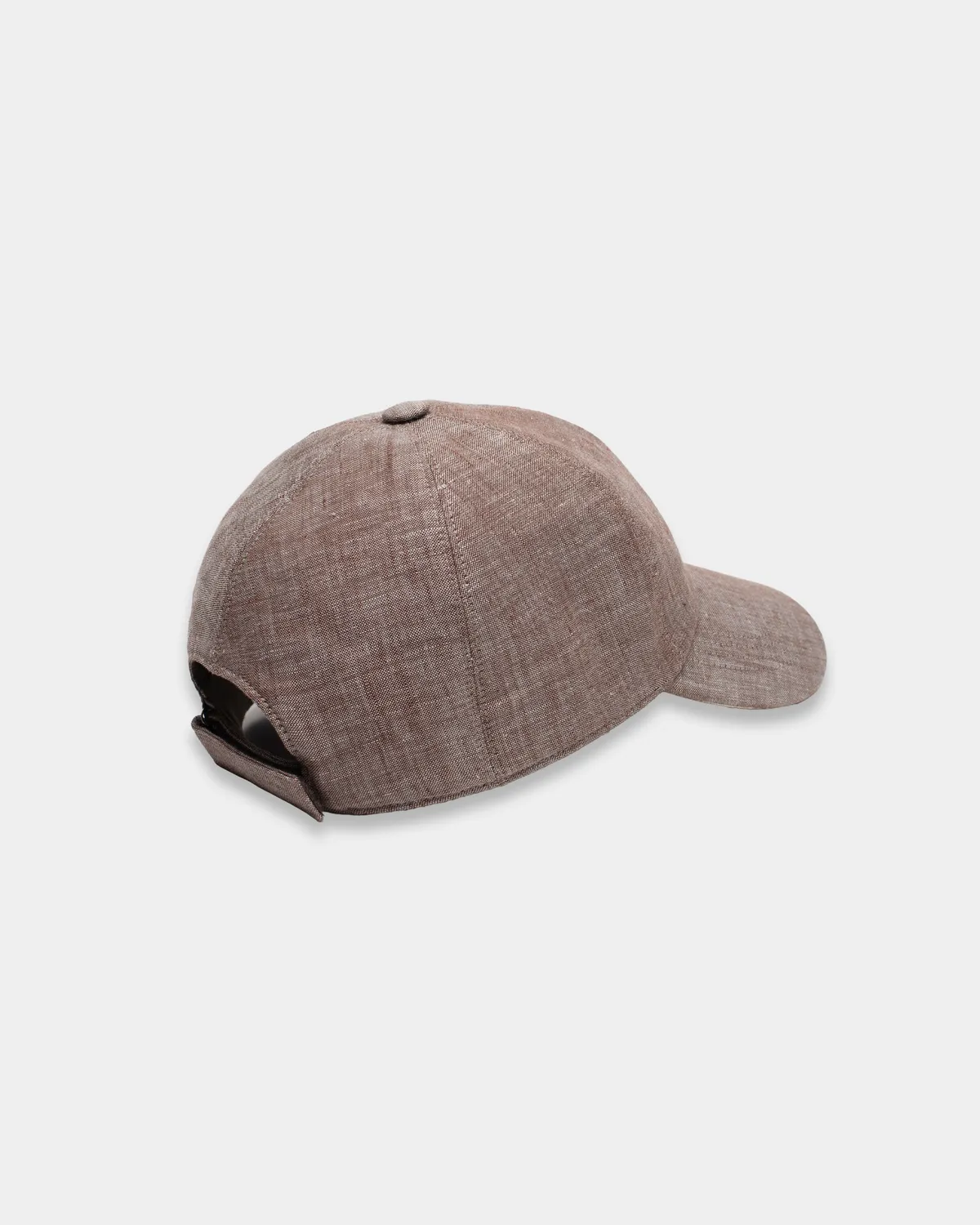 Mosso Sunwear cappellino baseball marrone in lino