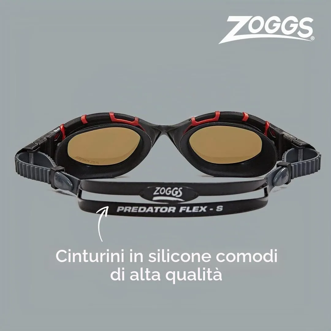 Zoggs Predator Flex Polarized occhialini nuoto lenti polarizzate UV400