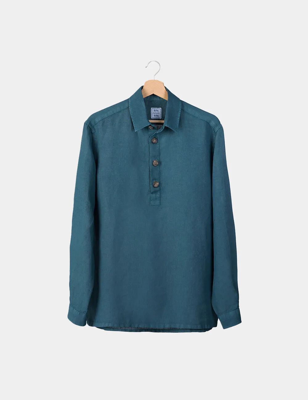 Ripa Ripa Mondello Blu Marino polo lino blu